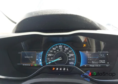 2017 Ford C-Max Hybrid Se from USA, damaged, VIN 1FADP5AU3HL104428